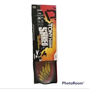 Tony Hawk Shred Skateboard Wii Bundle Game +Wireless Board Controller